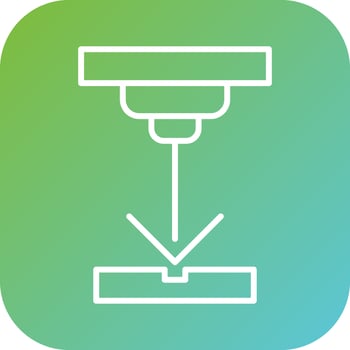 Laser Beam Vector Icon Style