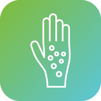Rash Vector Icon Style