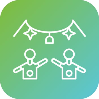 Rave Vector Icon Style
