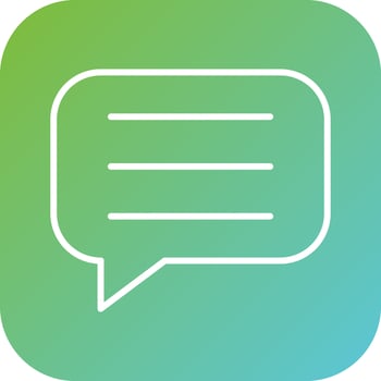 Speech Bubble Vector Icon Style