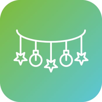 Garlands Vector Icon Style