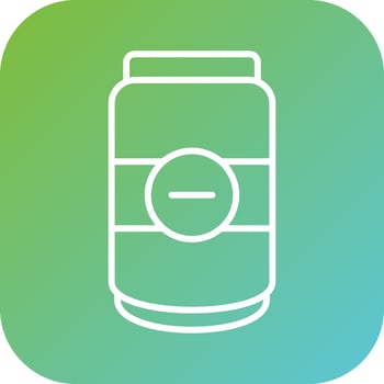 Beer Can I Vector Icon Style
