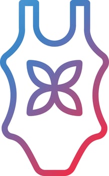 Vector Design Swimsuit Icon Style