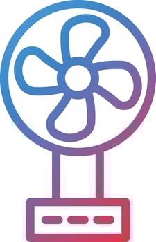 Vector Design Fan Icon Style