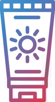 Vector Design Sun Cream Icon Style