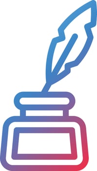 Vector Design Inkwell Icon Style