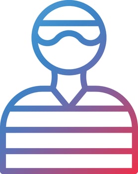 Vector Design Criminal Icon Style