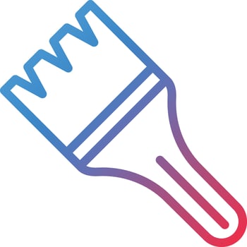 Vector Design Paint Brush Icon Style