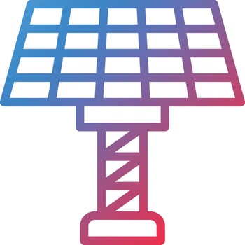 Vector Design Solar Panel Icon Style