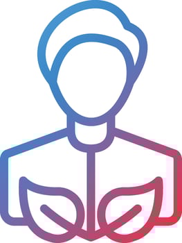 Vector Design Ecologist Icon Style