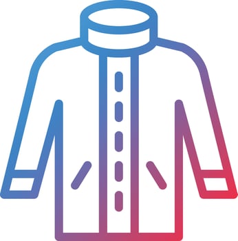 Vector Design Winter Coat Icon Style