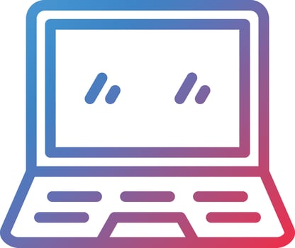 Vector Design Laptop Icon Style