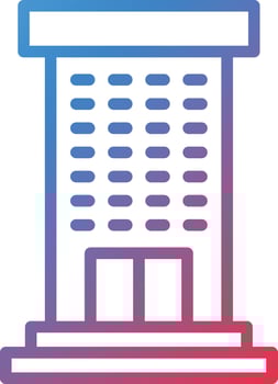 Vector Design Apartments Icon Style