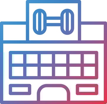 Vector Design Gym Icon Style