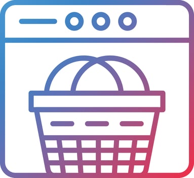 Vector Design Ecommerce Webpage Icon Style