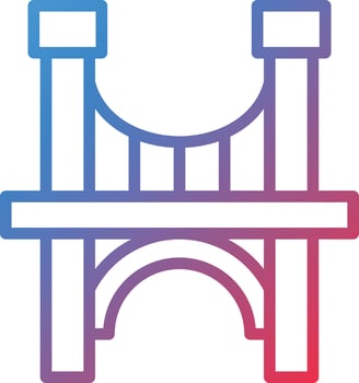 Vector Design Bridge Icon Style