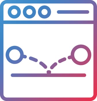 Vector Design Bounce Rate Icon Style