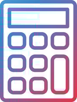 Vector Design Calculator Icon Style