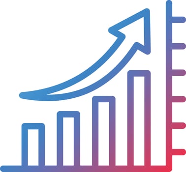 Vector Design Bar Graph Icon Style