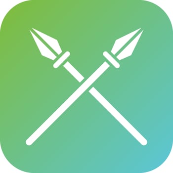 Spear Vector Icon Style