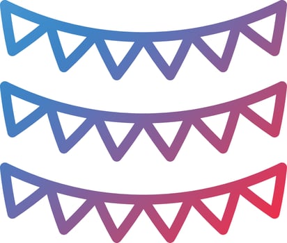 Vector Design Garland Icon Style