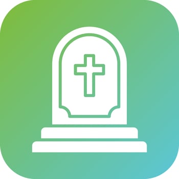 Tomb Vector Icon Style