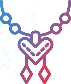 Vector Design Wedding Locket Icon Style