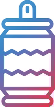 Vector Design Can Icon Style