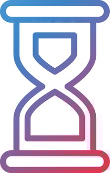 Vector Design Hourglass Icon Style