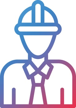 Vector Design Foreman Icon Style