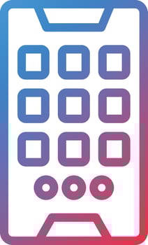 Vector Design Mobile Apps Icon Style