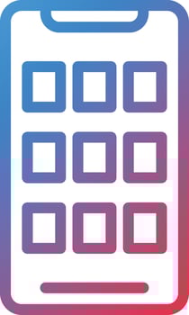 Vector Design Smartphone Icon Style