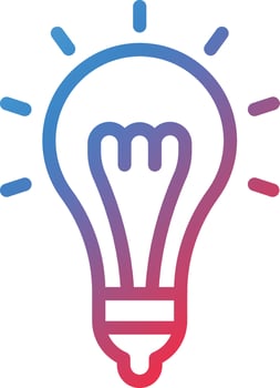 Vector Design Bulb Icon Style