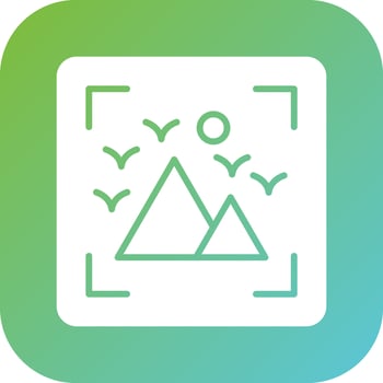 Camera Frame Vector Icon Style