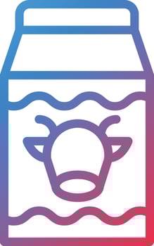 Vector Design Milk Icon Style