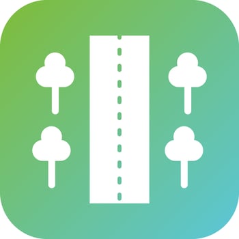 Roadside Vector Icon Style
