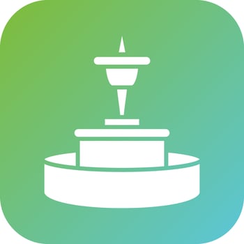 Fountain Vector Icon Style