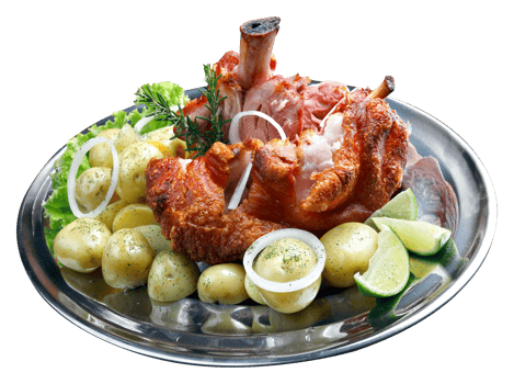Knee roast pork png