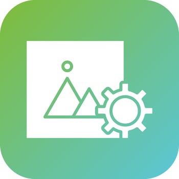 Image Correction Vector Icon Style