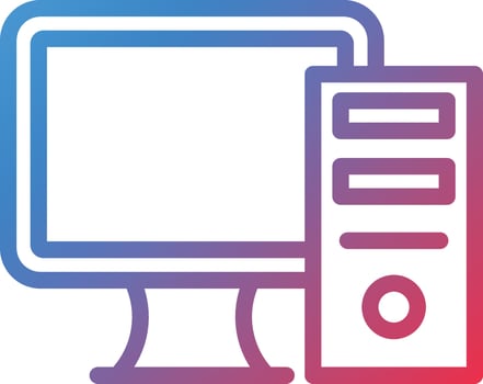 Vector Design Pc Icon Style