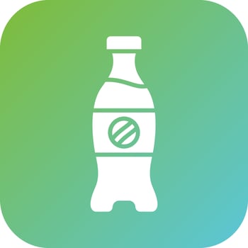 Cola Bottle Vector Icon Style