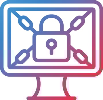 Vector Design Ransomware Icon Style