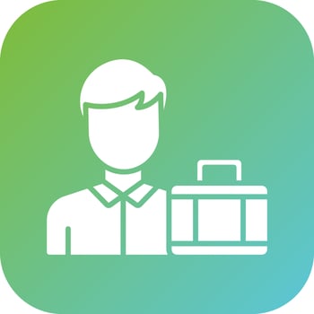 Passenger Vector Icon Style