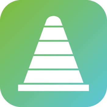 Cone Vector Icon Style