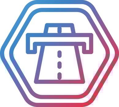 Vector Design Motorway Icon Style