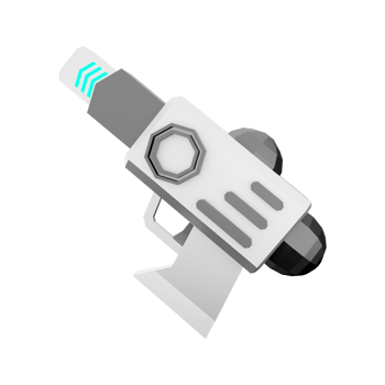 3d rendering Pump SG Blaster low poly icon. 3d render futuristic gun detailed with Blue Colors combination icon. png
