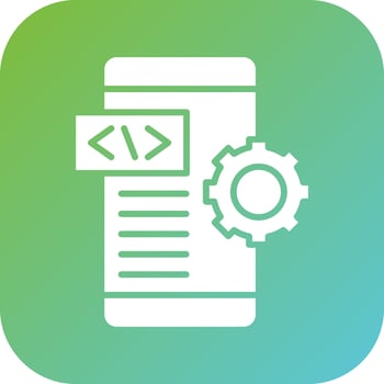 App Development Vector Icon Style