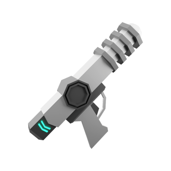 3d rendering Futuristic weapon, Space blaster low poly icon. 3d render Sci - Fi shotguns for shooting in space icon. png