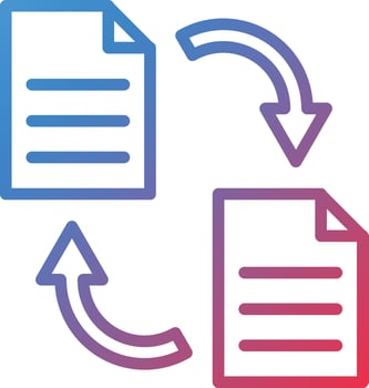 Vector Design Data Transfer Icon Style