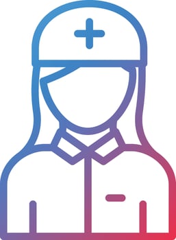 Vector Design Nurse Icon Style